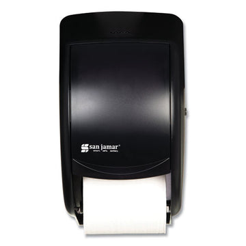 San Jamar® Duett Standard Bath Tissue Dispenser, 2 Roll, 7 1-2w X 7d X 12 3-4h, Black Pearl freeshipping - TVN Wholesale